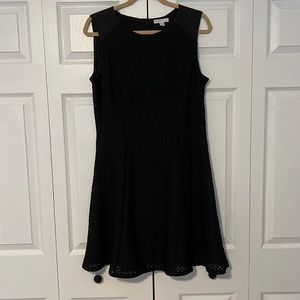 Black textured dress